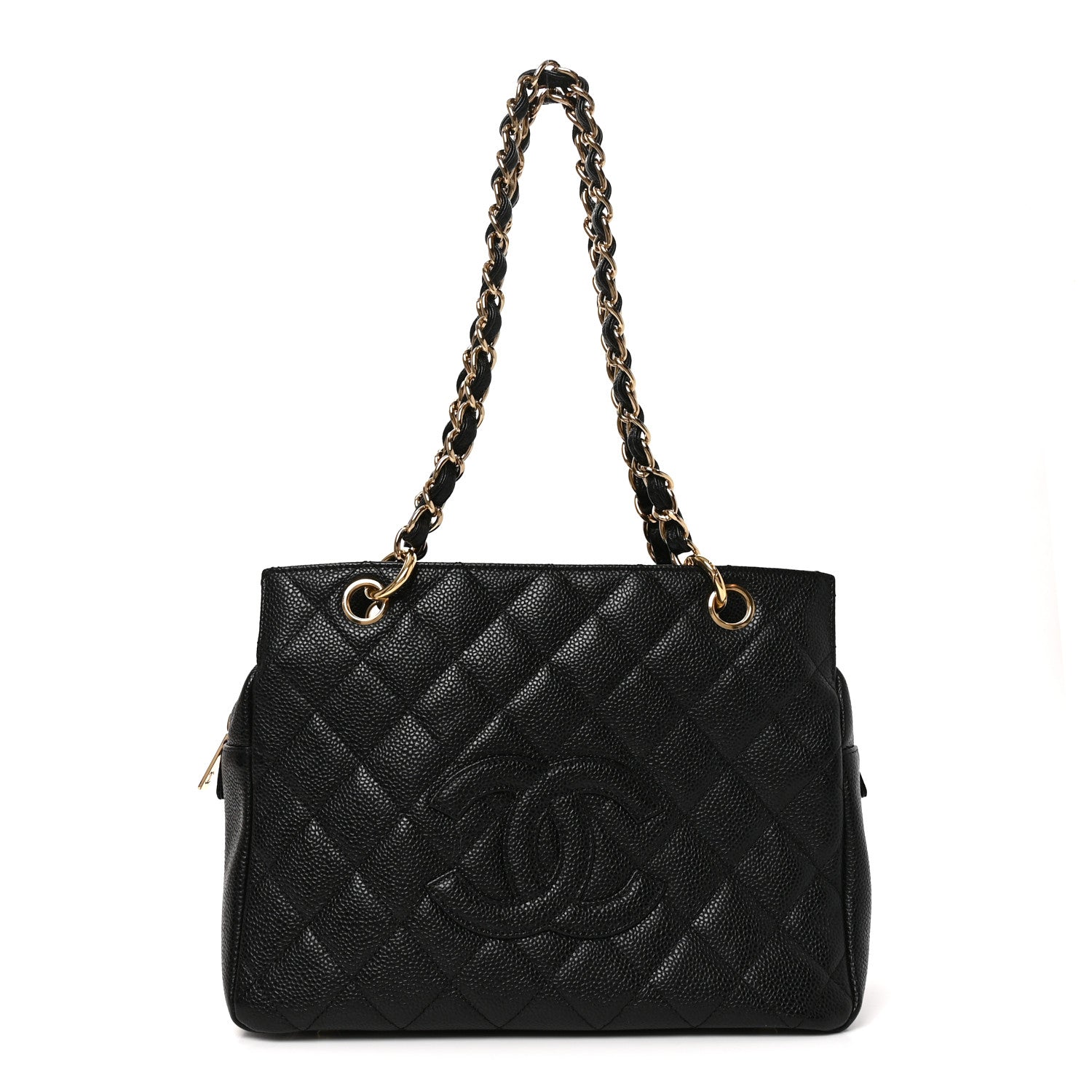 Chanel Caviar Quilted Petit Timeless Tote PTT Black 1 of 10