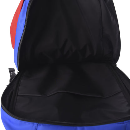 Balenciaga Nylon Logo Embroidered Double Pack Backpack Red Blue 4 of 8