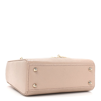 Christian Dior Lizard Small Lady Dior Beige 4 of 10