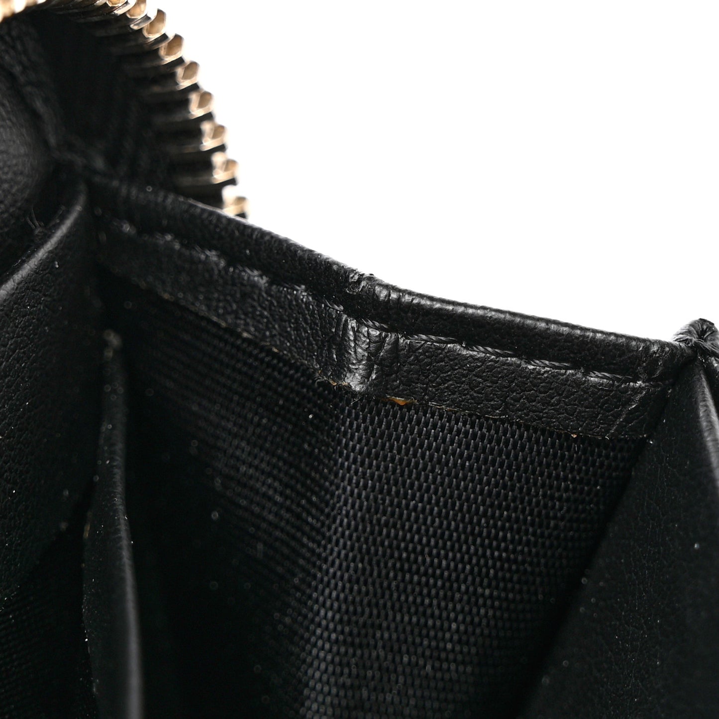 Textured Coated Canvas Iconic Bambi Print Mini Zip Wallet Black