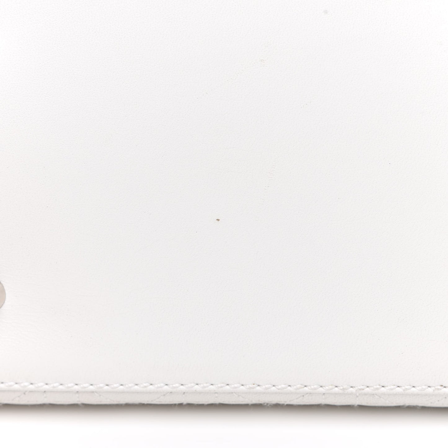 Lambskin Cannage Soft Lady Dior Satchel White