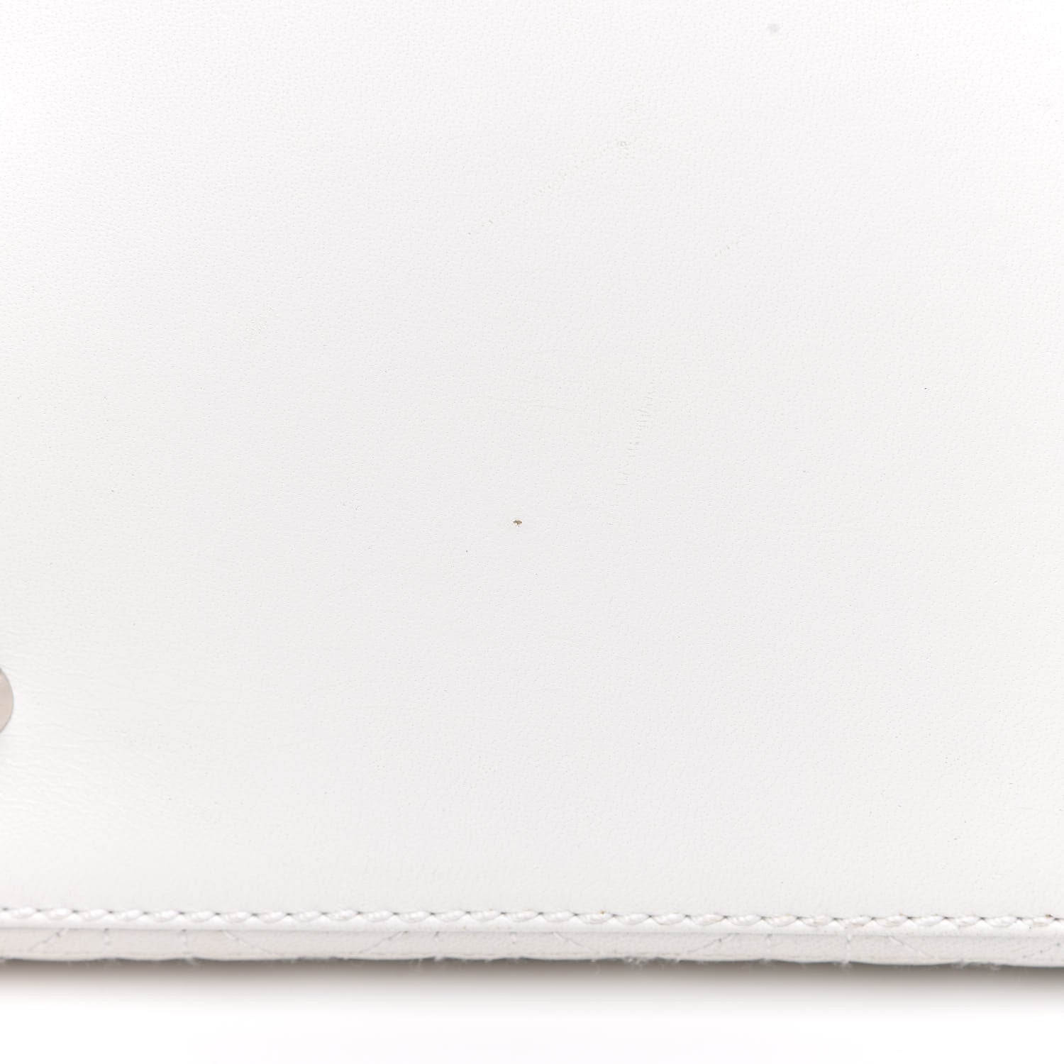Christian Dior Lambskin Cannage Soft Lady Dior Satchel White 12 of 16