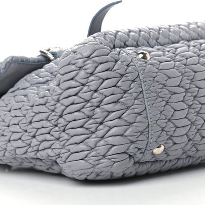 Miu Miu Nappa Matelasse Flap Satchel Nube 7 of 10