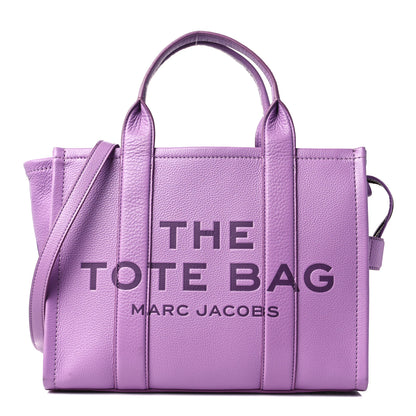 Marc Jacobs Grained Calfskin Medium The Tote Bag Regal Orchid 1 of 9
