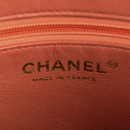 Chanel Caviar Quilted Medallion Tote Orange 6 of 7