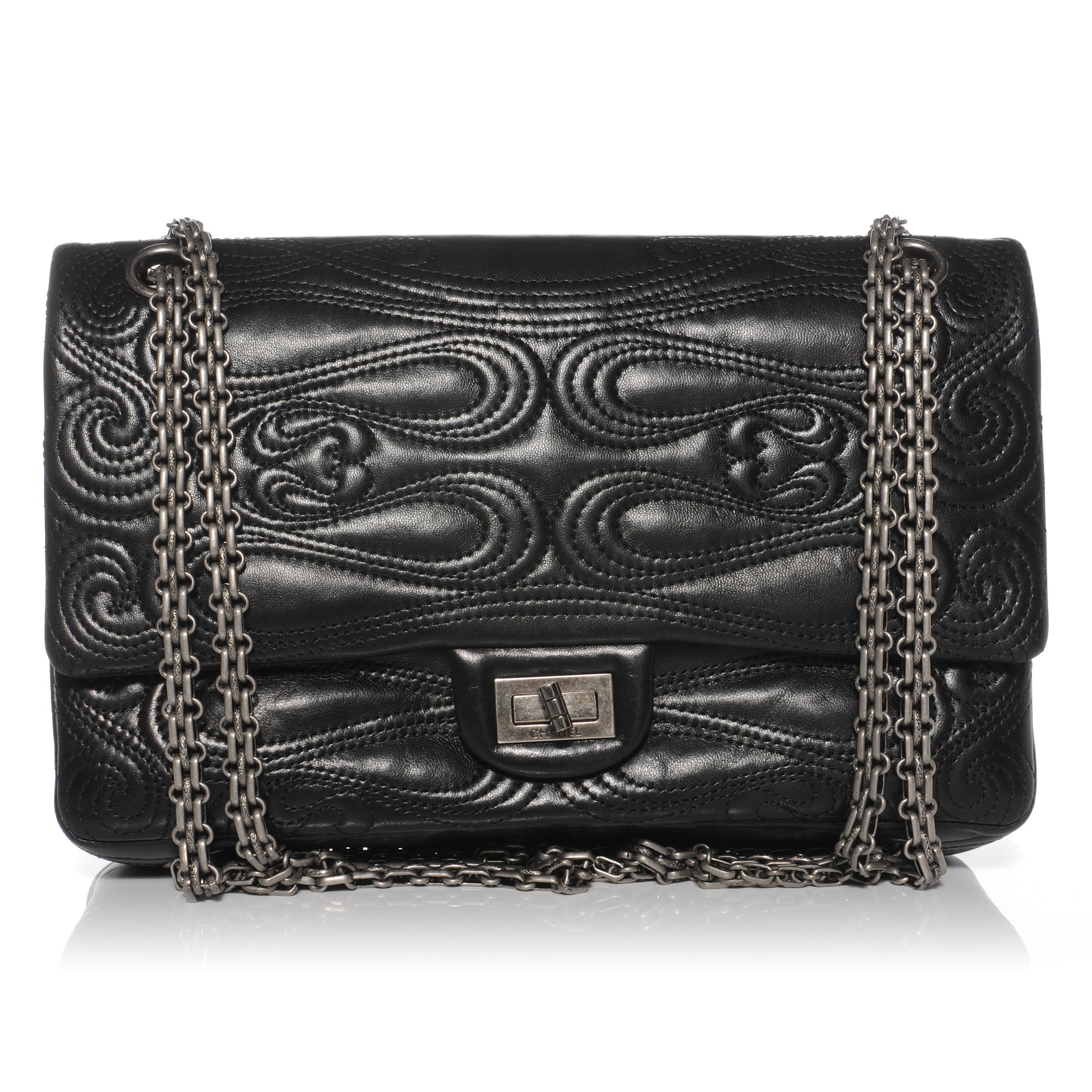 Chanel Lambskin 2.55 Reissue 226 Moscou Flap Black 1 of 9