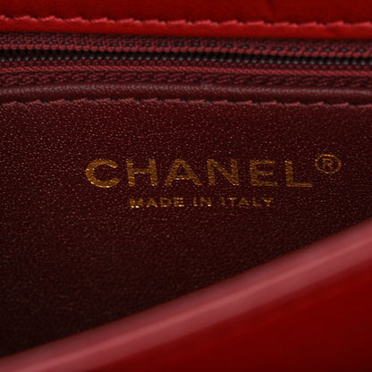 Chanel Lambskin Quilted Medium Trendy CC Flap Dual Handle Bag Red 7 of 11