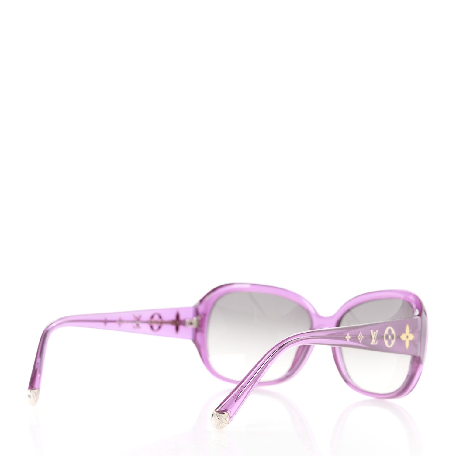 Louis Vuitton Obsession GM Z0642W Sunglasses Violet Glitter 4 of 8
