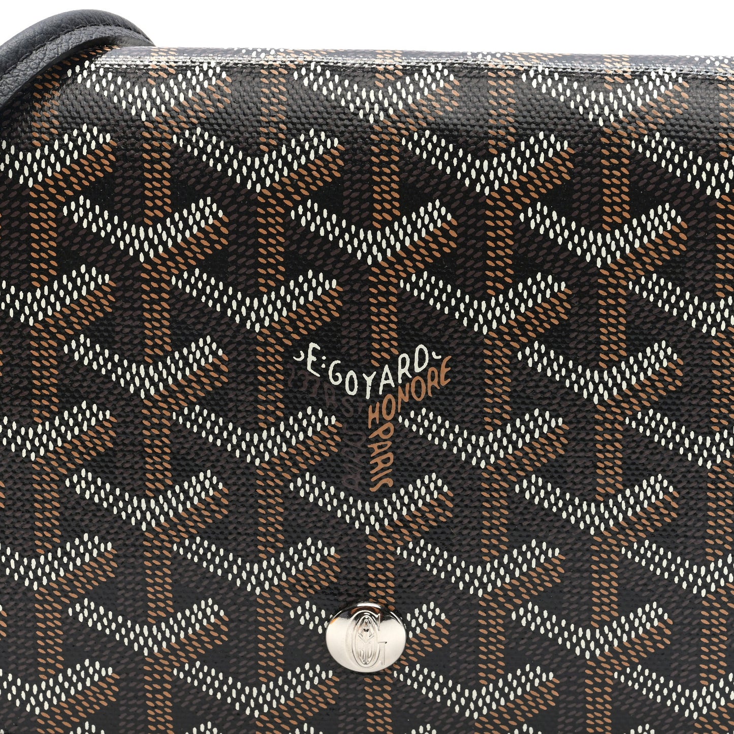 Goyardine Plumet Wallet Clutch Black