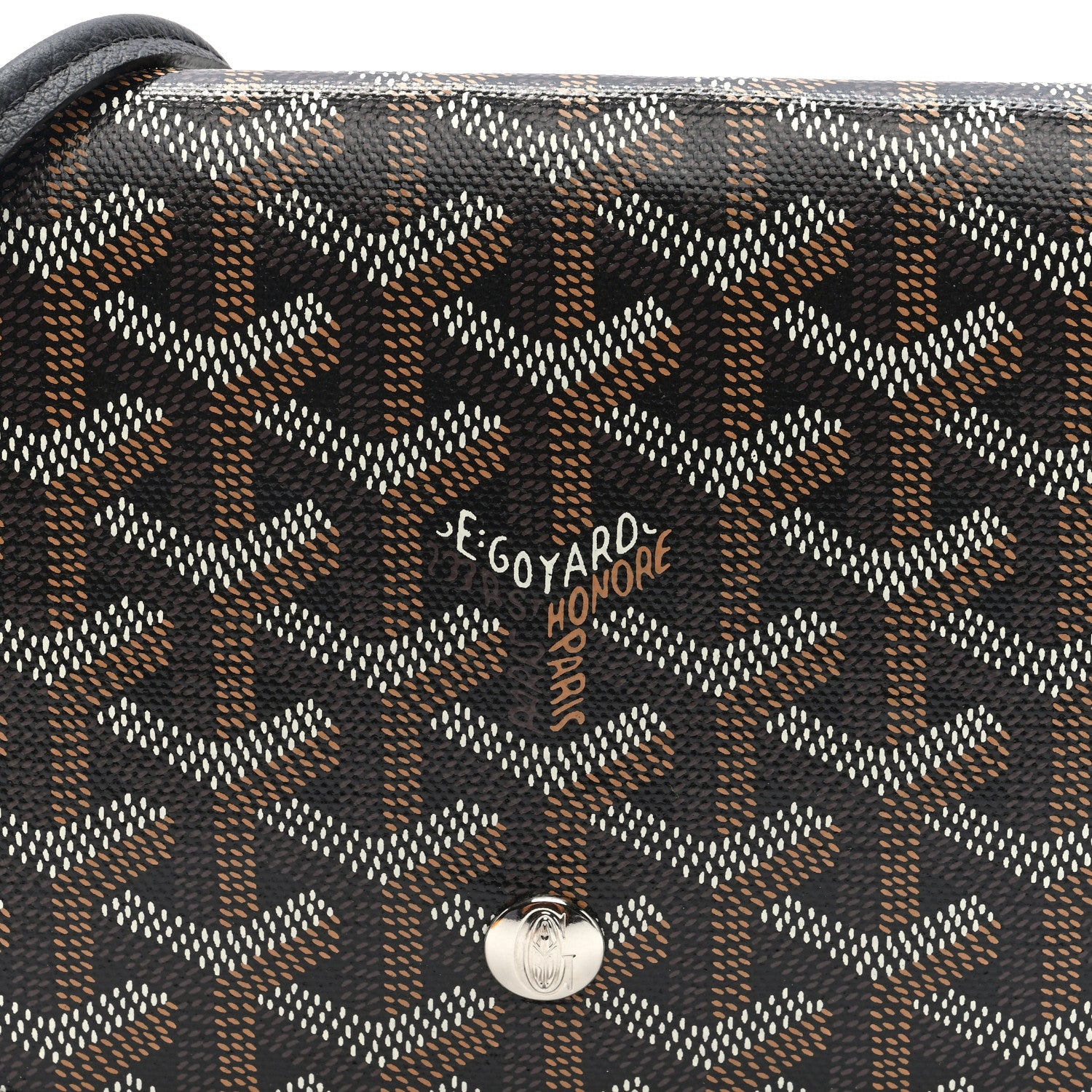 Goyard Goyardine Plumet Wallet Clutch Black 7 of 9