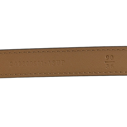 Fendi Vitello Liberty FF Infilature Ceylon 2CM Belt 90 36 Cuoio 4 of 6