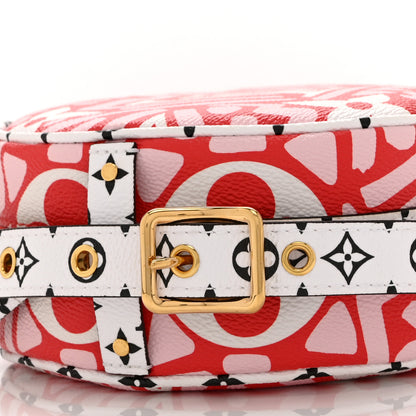 Louis Vuitton Monogram Giant Crafty Boite Chapeau Souple PM Rouge Rose Creme 8 of 9