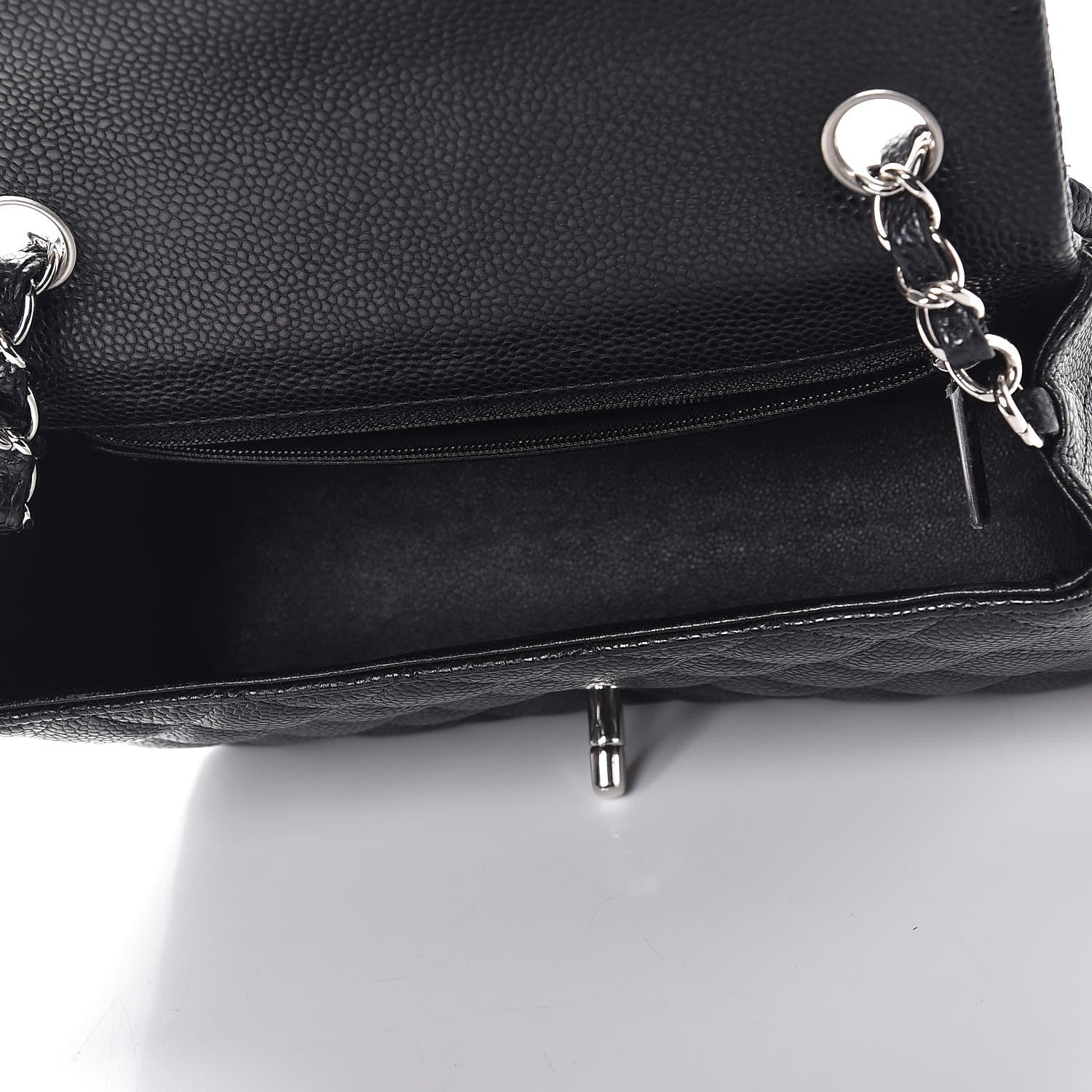 Chanel Caviar Quilted Mini Rectangular Flap Black 5 of 9