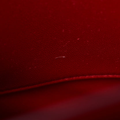 Celine Box Calfskin Medium Classic Box Flap Bag Red 10 of 11