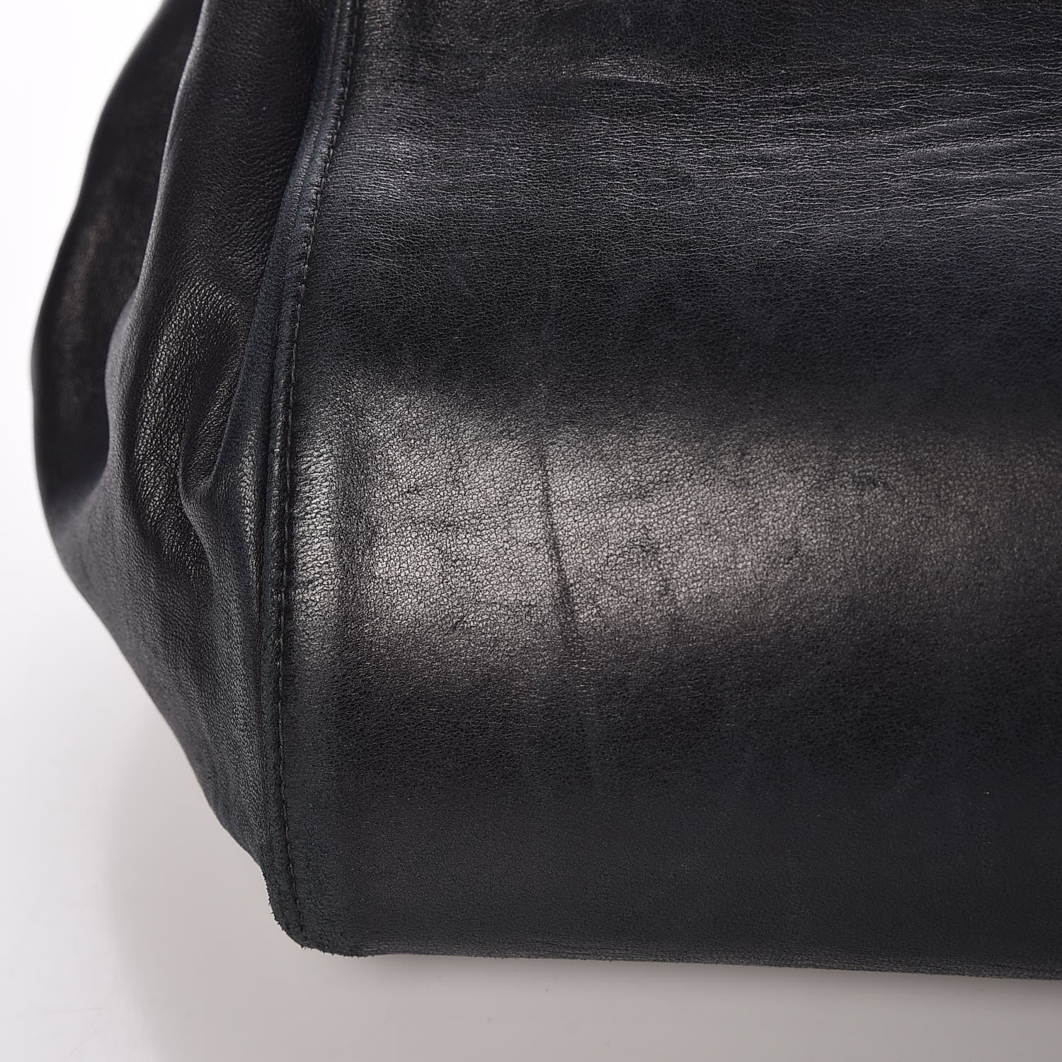Chanel Lambskin Chocolate Bar Accordion Mademoiselle Flap Black 13 of 25