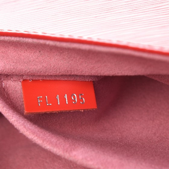 Epi Twist Shoulder Bag MM Coquelicot