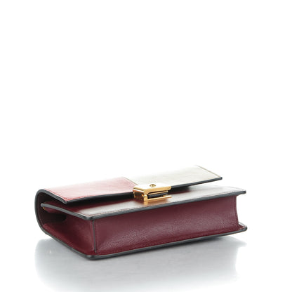Mulberry Calfskin Cheyne Clutch With Chain Rust Dune Burgundy 4 of 7