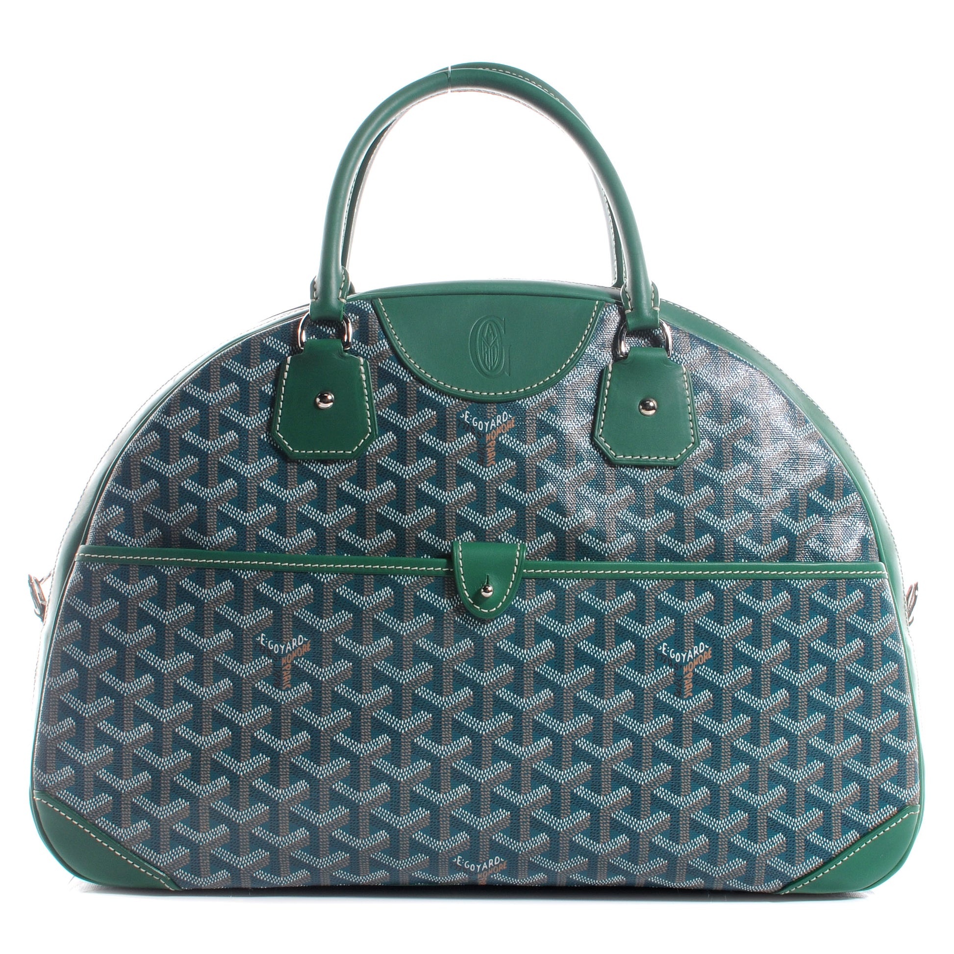 Goyard Goyardine Saint Jeanne GM Bowler Green 1 of 6