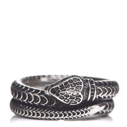 Gucci Sterling Silver Garden Snake Band Ring 59 8.75 4 of 7