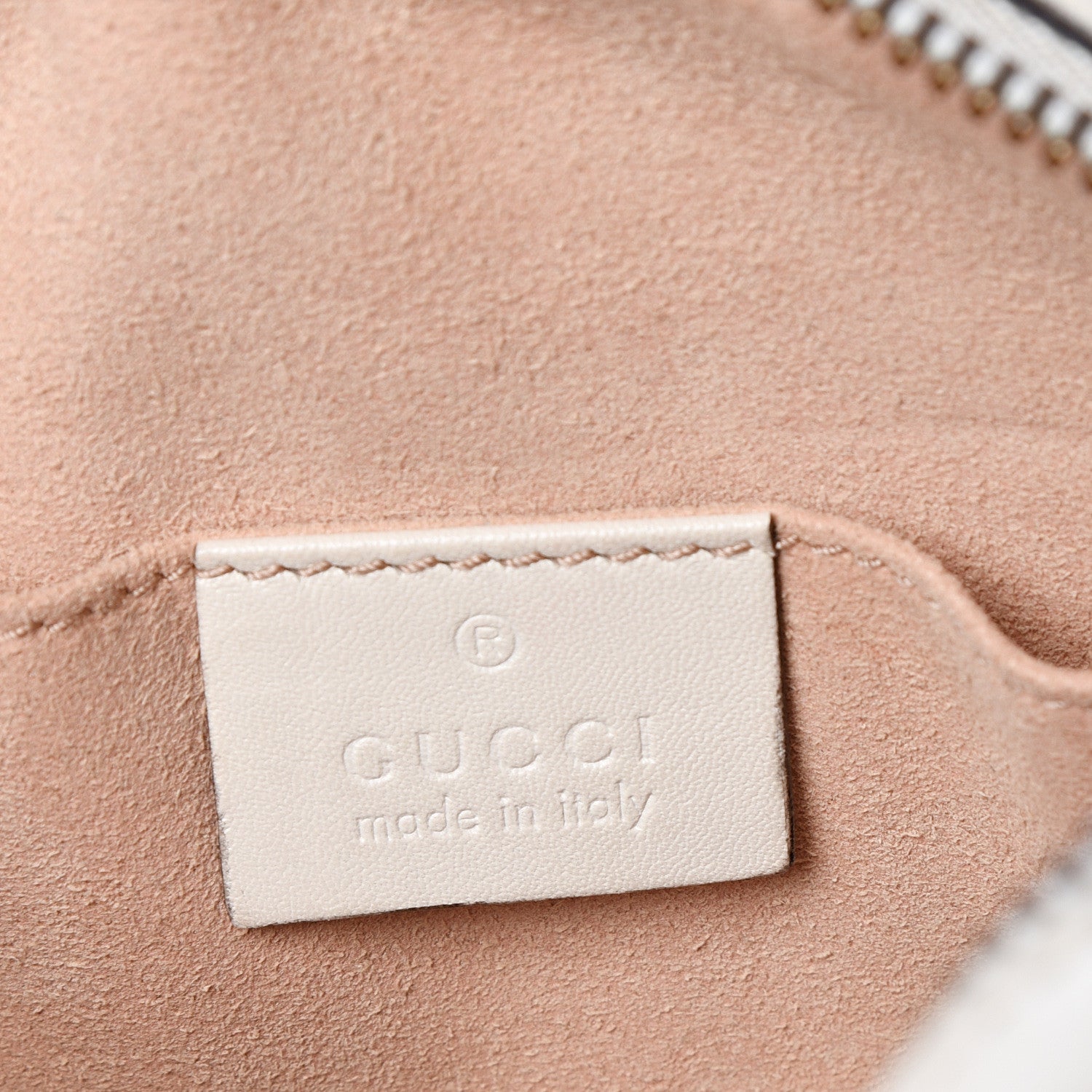 Gucci Calfskin Matelasse Mini GG Marmont Chain Shoulder Bag White 7 of 11