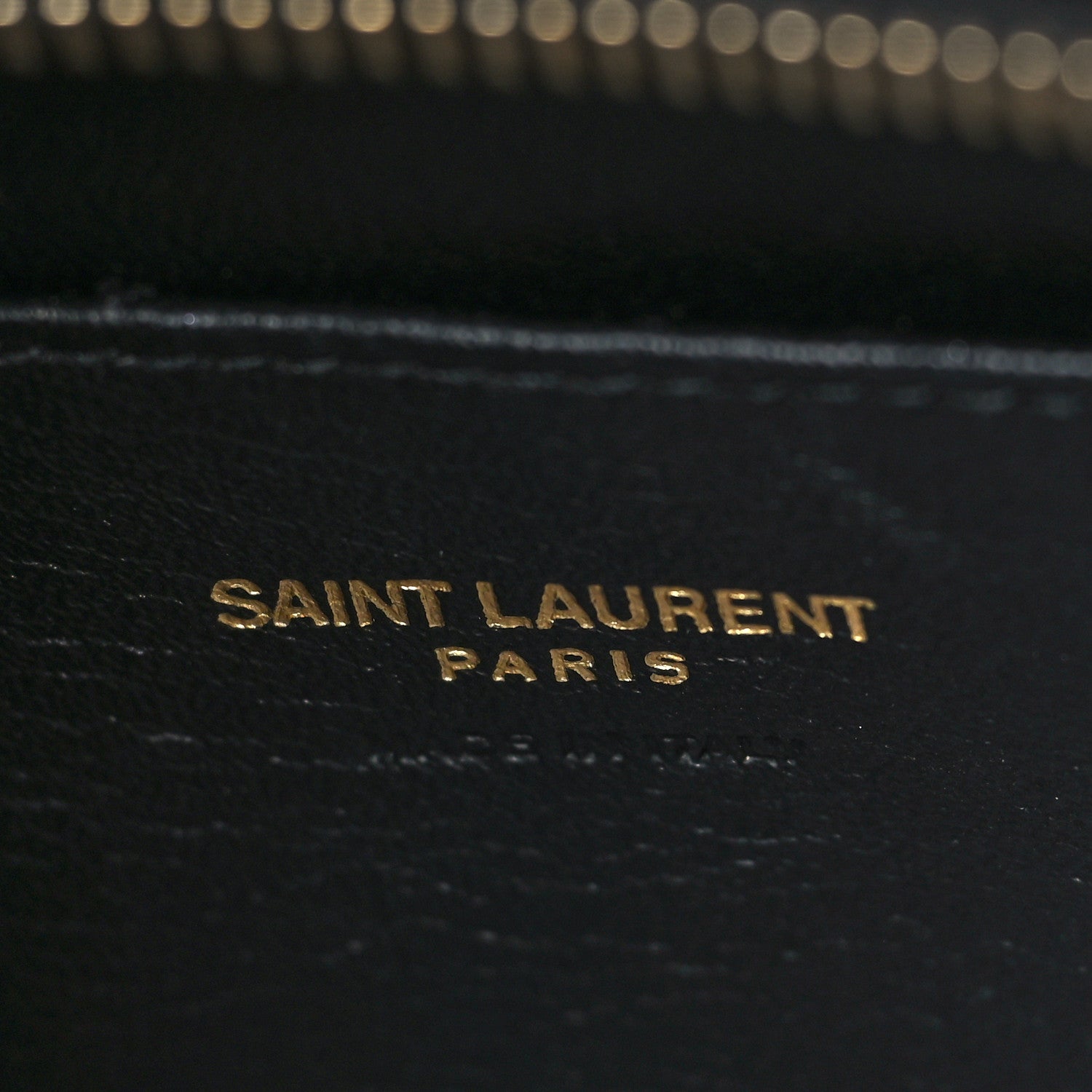 Saint Laurent Calfskin Monogram Baby Cabas Black 6 of 7