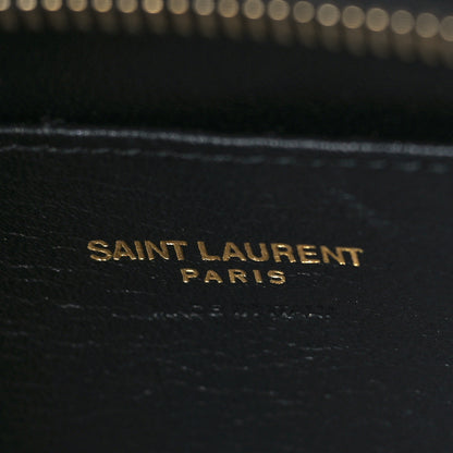 Saint Laurent Calfskin Monogram Baby Cabas Black 6 of 7