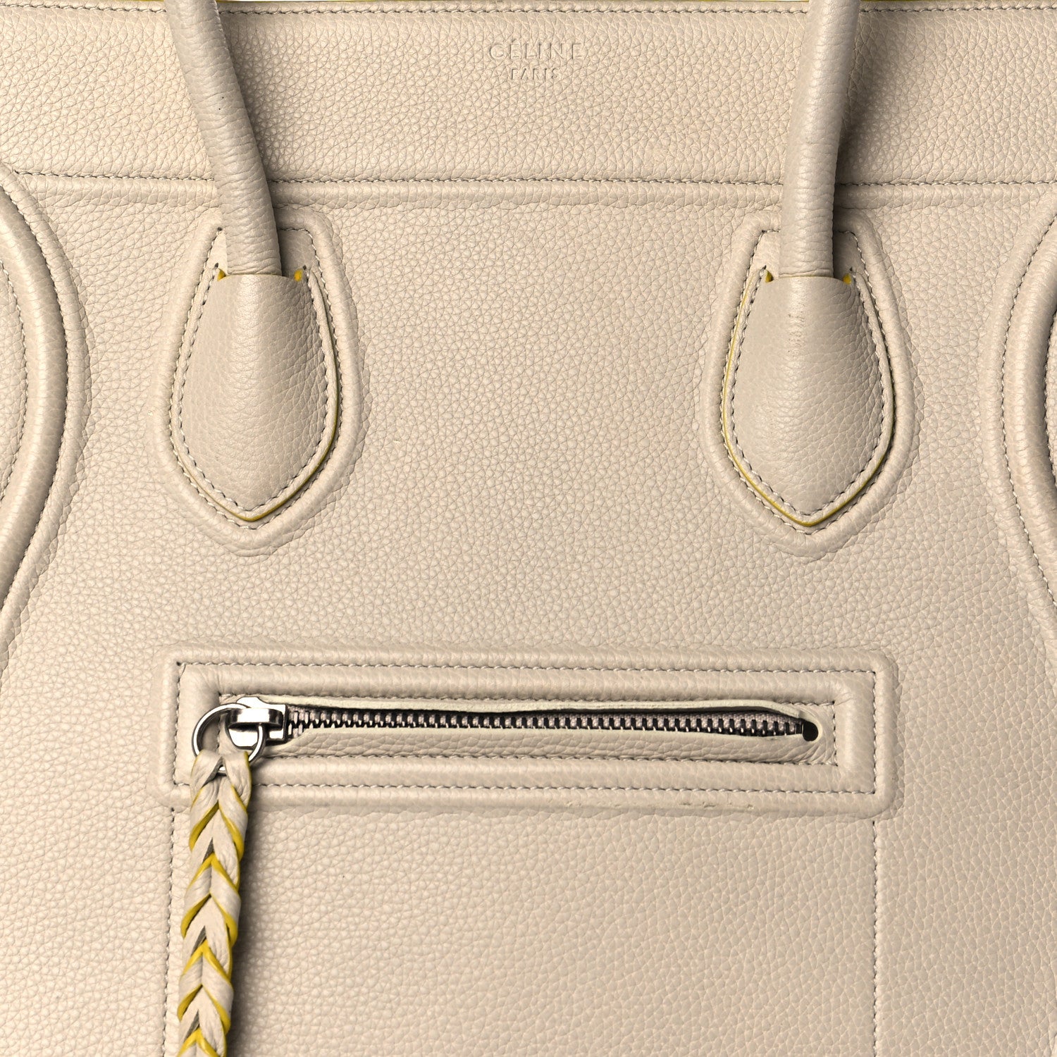 Celine Grained Calfskin Medium Phantom Luggage Powder 8 of 17
