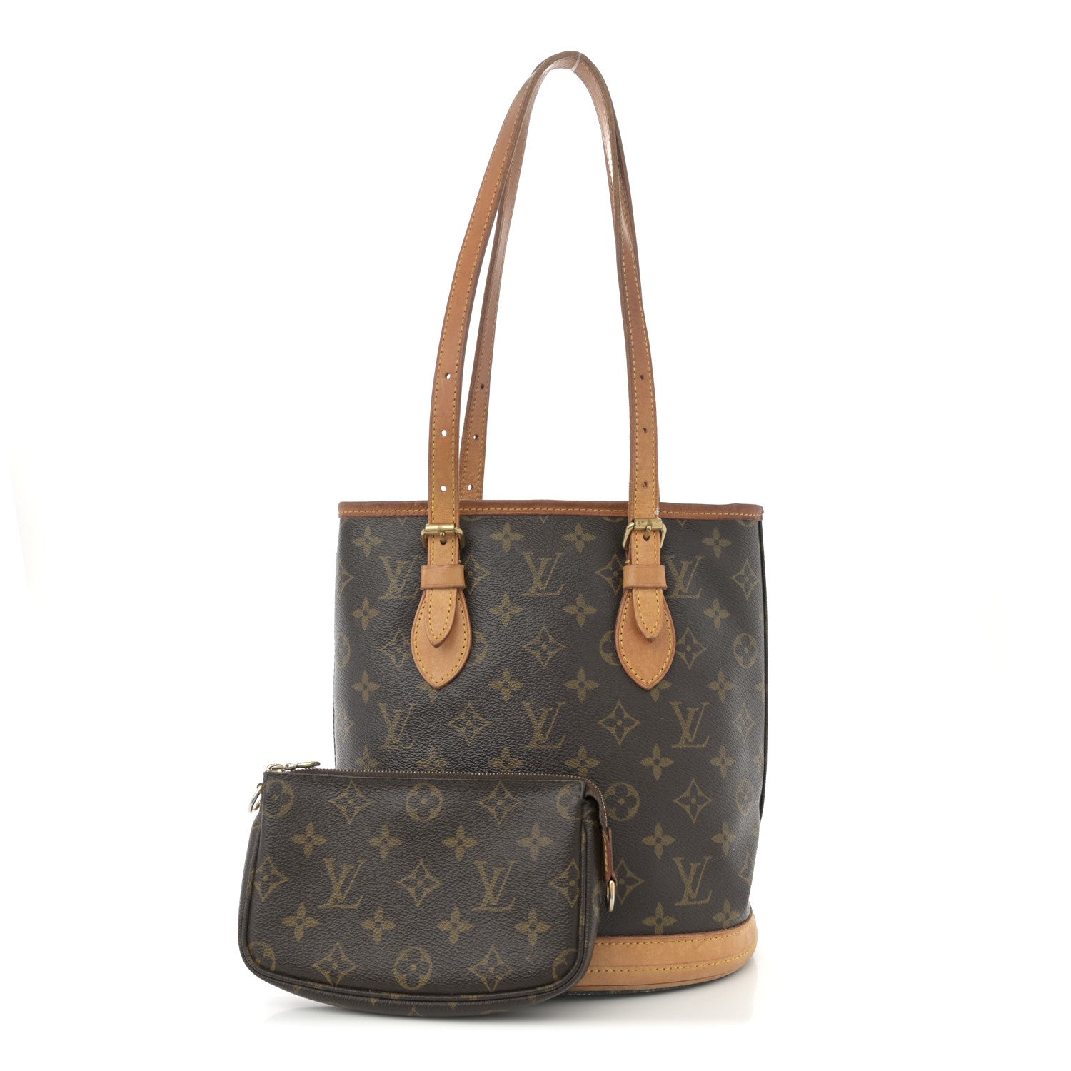 Louis Vuitton Monogram Petit Bucket 23 3 of 13