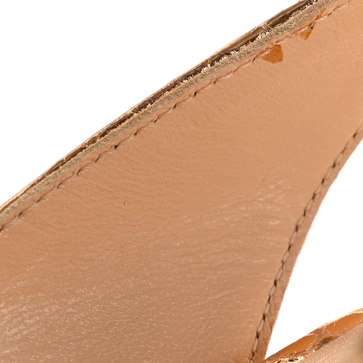 Christian Louboutin Ayers Metal Nodo 150 Pumps 38 Gold 9 of 11