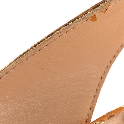 Christian Louboutin Ayers Metal Nodo 150 Pumps 38 Gold 9 of 11