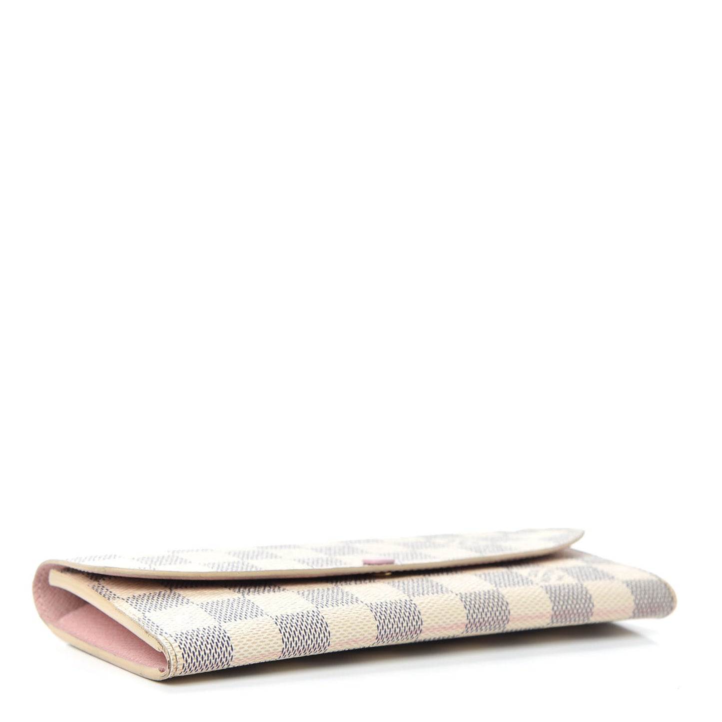 Damier Azur Emilie Wallet Rose Ballerine