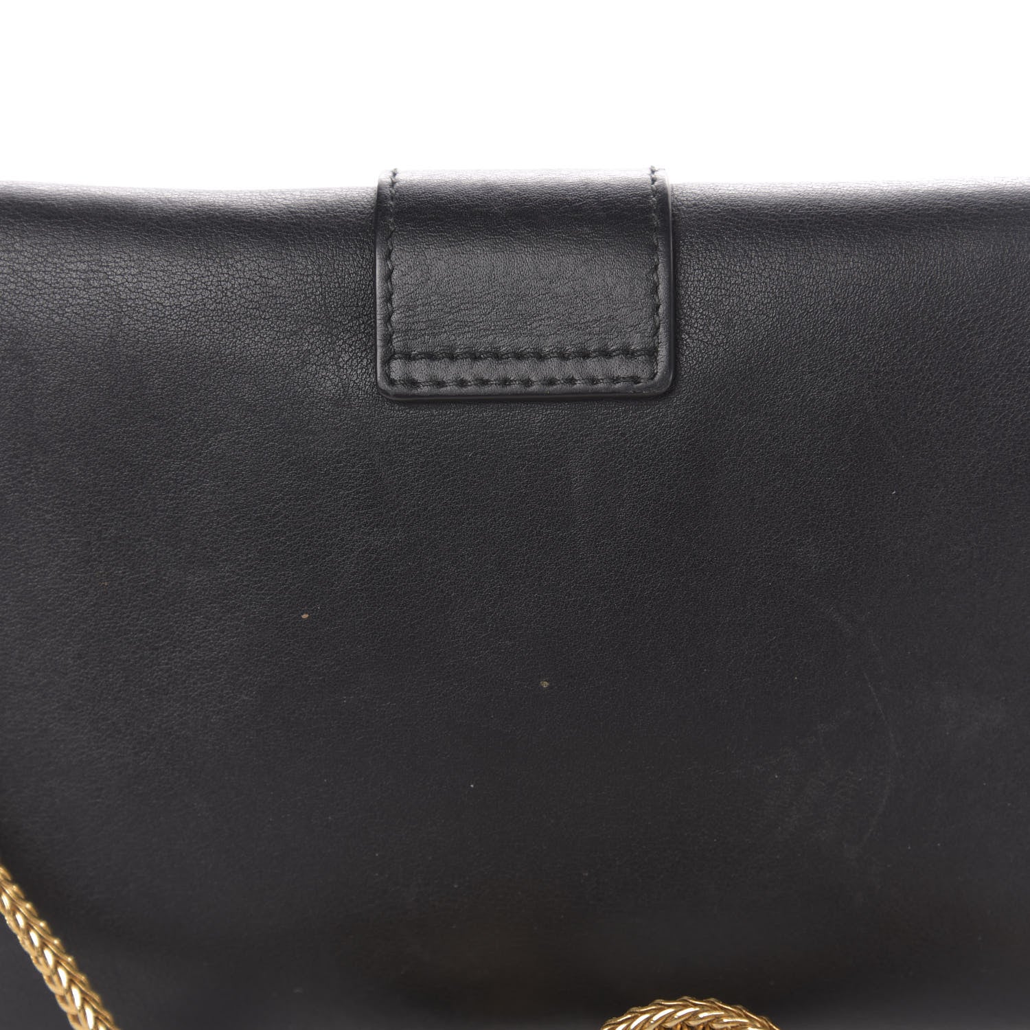 Saint Laurent Calfskin Classic Y Ligne Chain Wallet Black 10 of 13