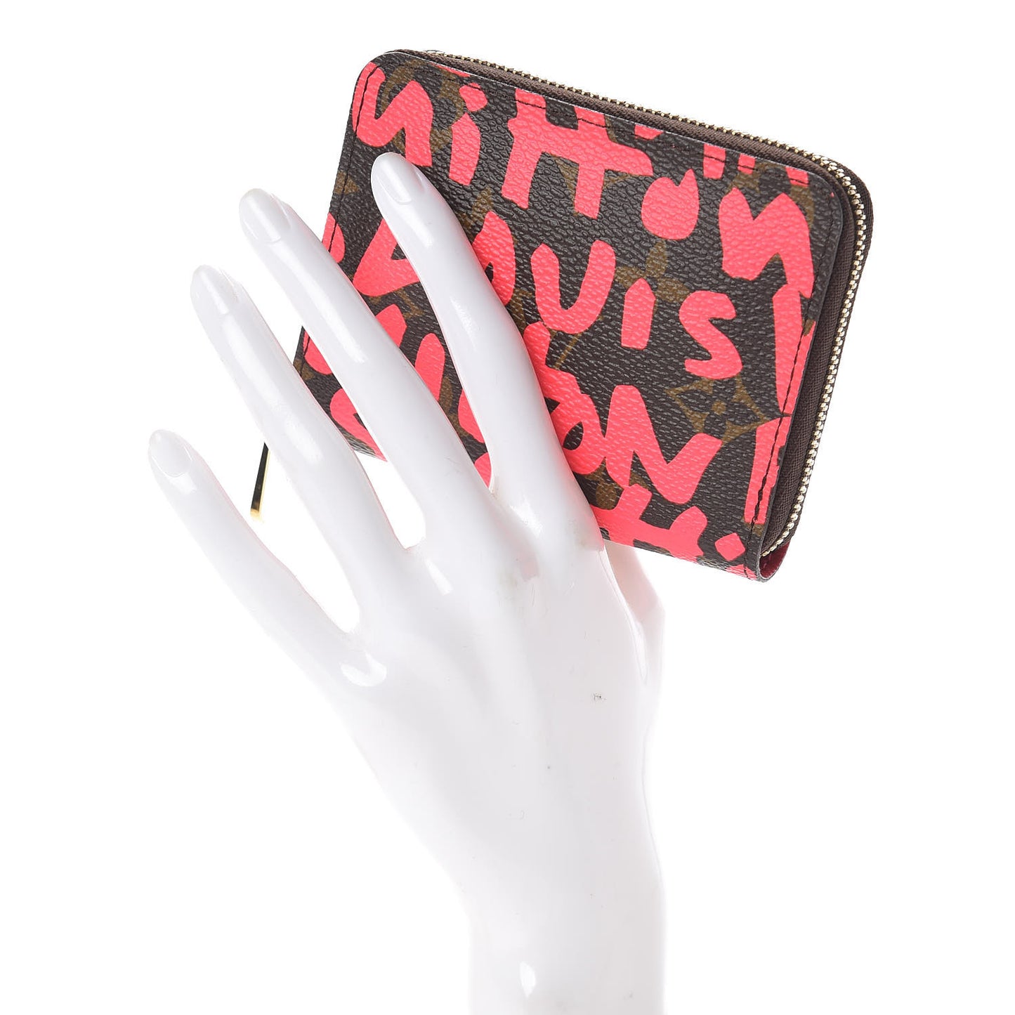 Monogram Graffiti Zippy Coin Purse Fuchsia