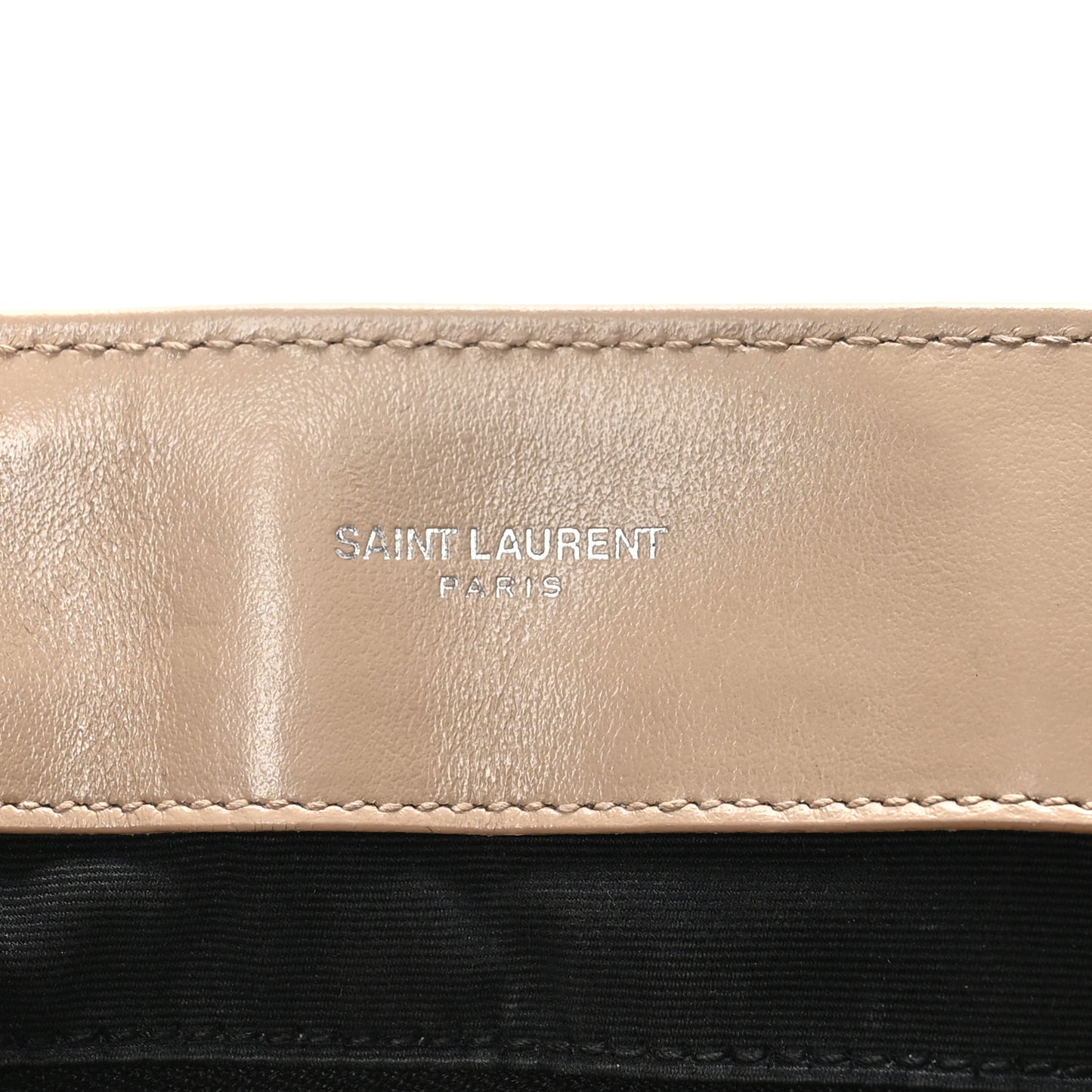 Calfskin Y Quilted Monogram Medium Loulou Chain Satchel Dark Beige