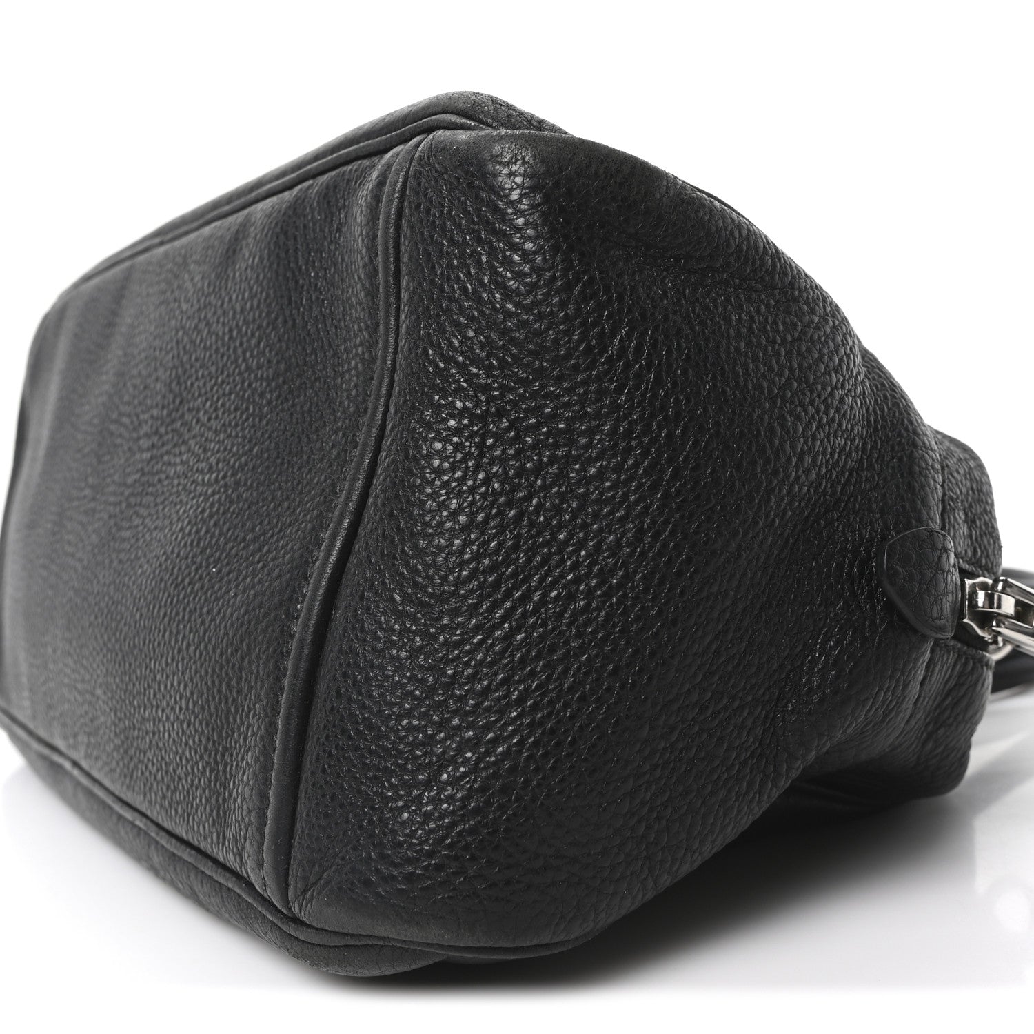 Prada Vitello Phenix Bowling Bag Black 9 of 9