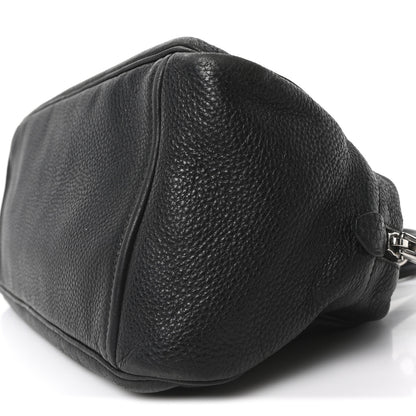 Prada Vitello Phenix Bowling Bag Black 9 of 9