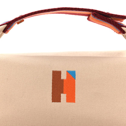 Hermes Cotton Canvas H Pavillon Small Bride-A-Brac Pouch Naturel 7 of 7