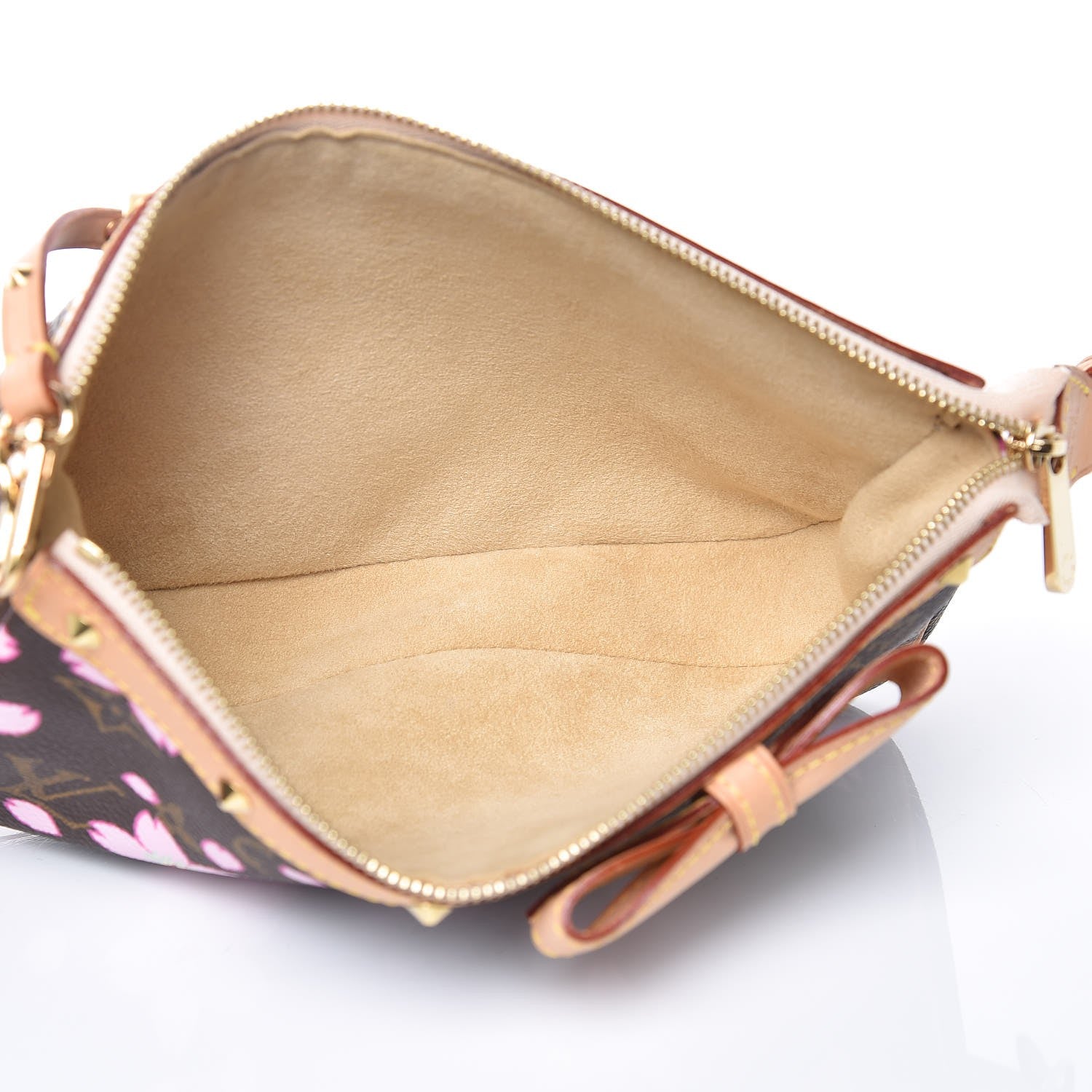Louis Vuitton Monogram Cherry Blossom Pochette Accessories Brown 5 of 10