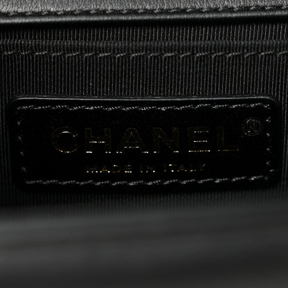 Chanel Calfskin Quilted Medium Boy Flap Black 6 of 10