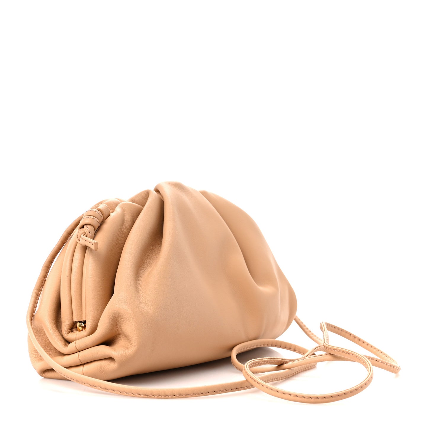 Butter Calfskin The Mini Pouch Almond
