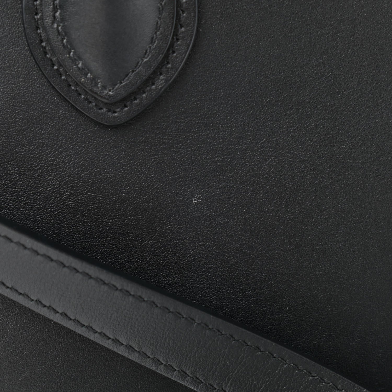 Celine Smooth Calfskin Nano Luggage Black 12 of 13