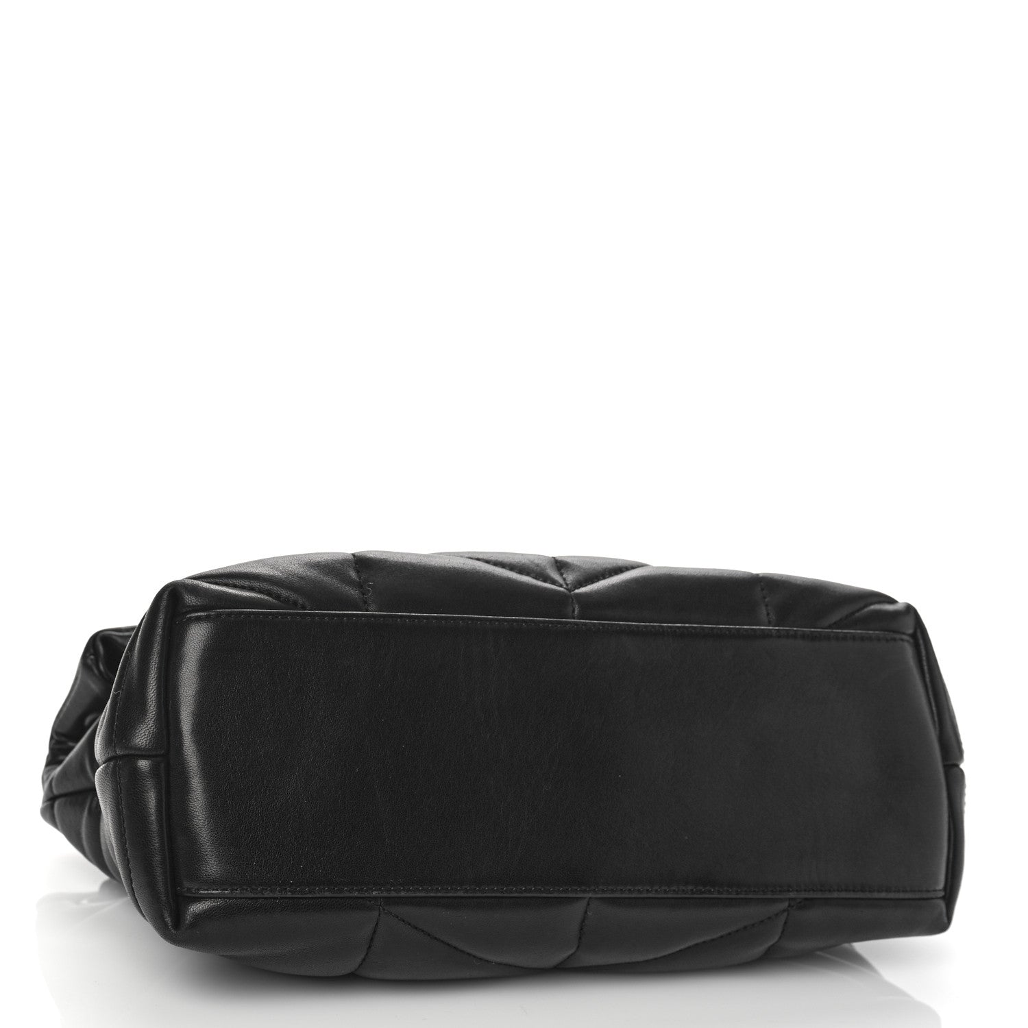 Saint Laurent Lambskin Quilted Monogram Monochrome Small Loulou Puffer Chain Satchel Black 4 of 8