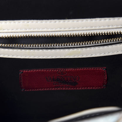 Valentino Garavani Vitello Japanese Bird Embroidered Small Glam Lock Rockstud Flap Multicolor 8 of 11