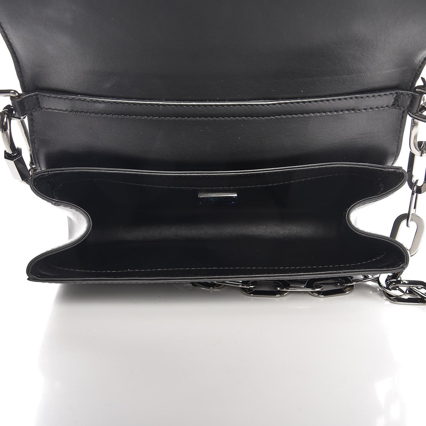 Nappa Quilted DG Shoulder Bag Black