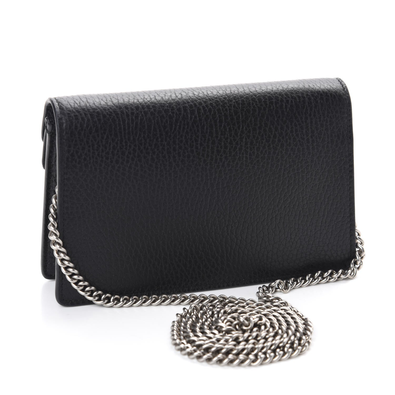 Gucci Calfskin Super Mini Dionysus Shoulder Bag Black 3 of 10