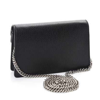 Gucci Calfskin Super Mini Dionysus Shoulder Bag Black 3 of 10