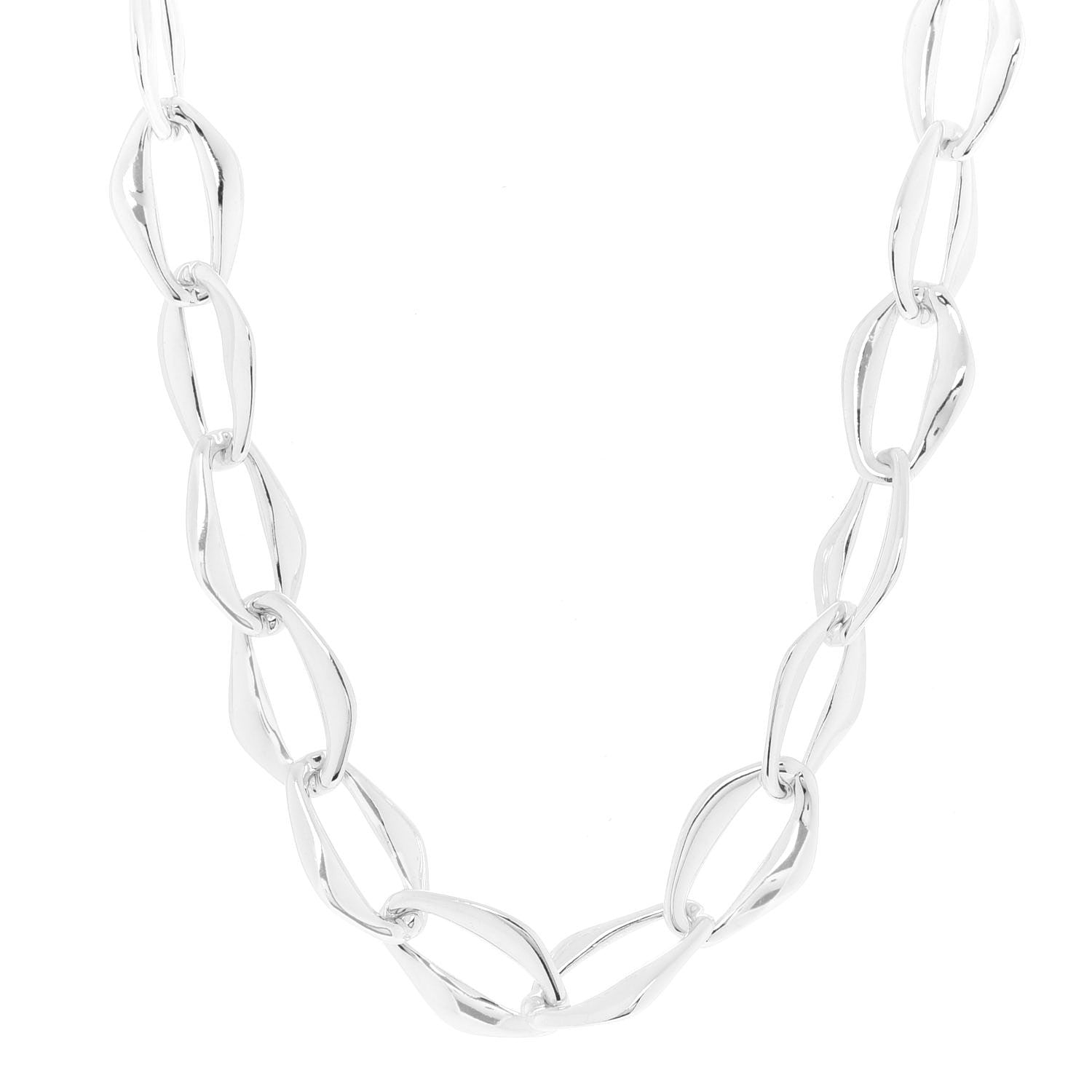 Tiffany Sterling Silver Elsa Peretti Aegean Necklace 1 of 5
