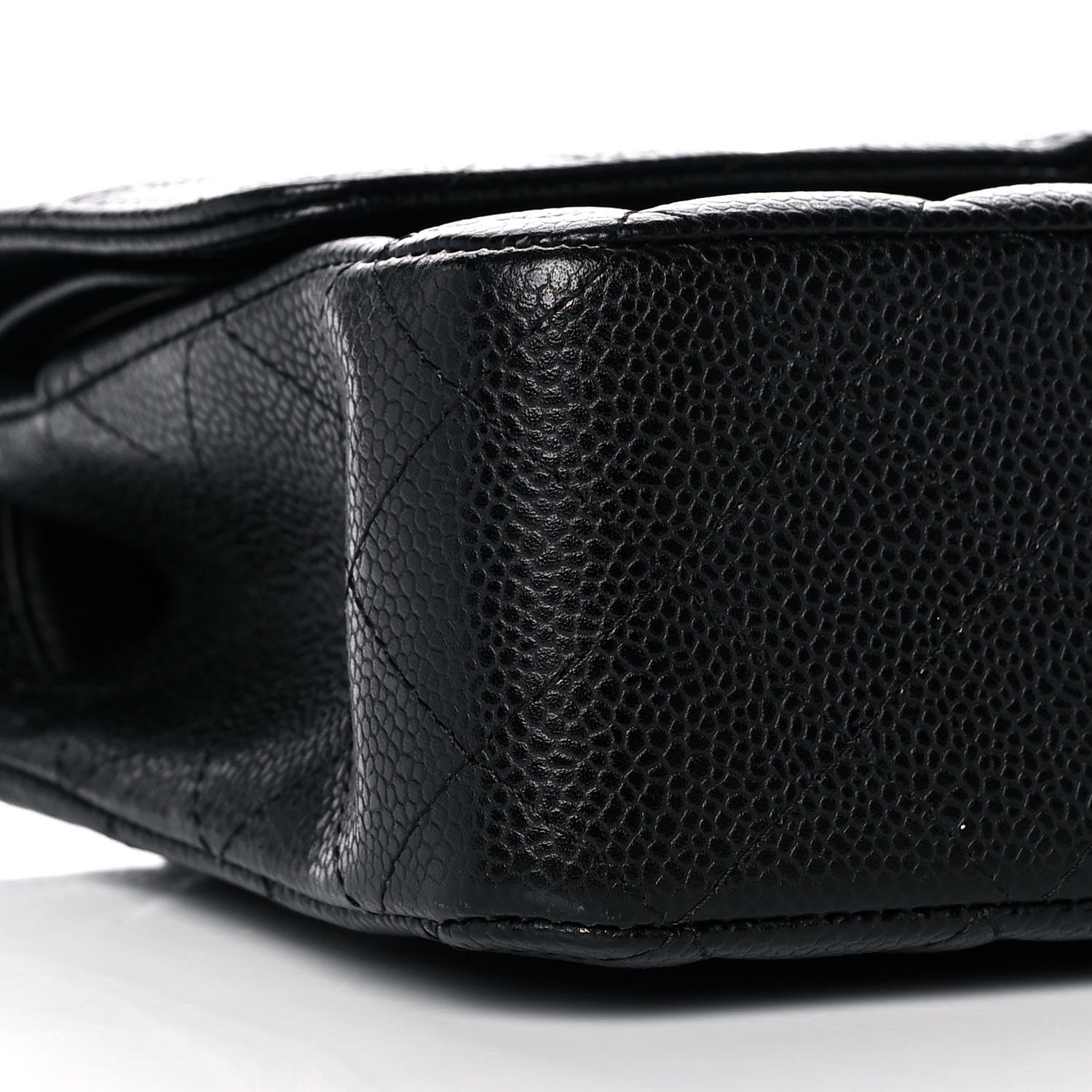 Chanel Caviar Quilted Medium Double Flap Black 9 of 14