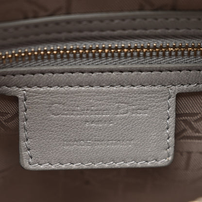 Christian Dior Pearly Lambskin Cannage Medium Lady Dior Grey 6 of 10