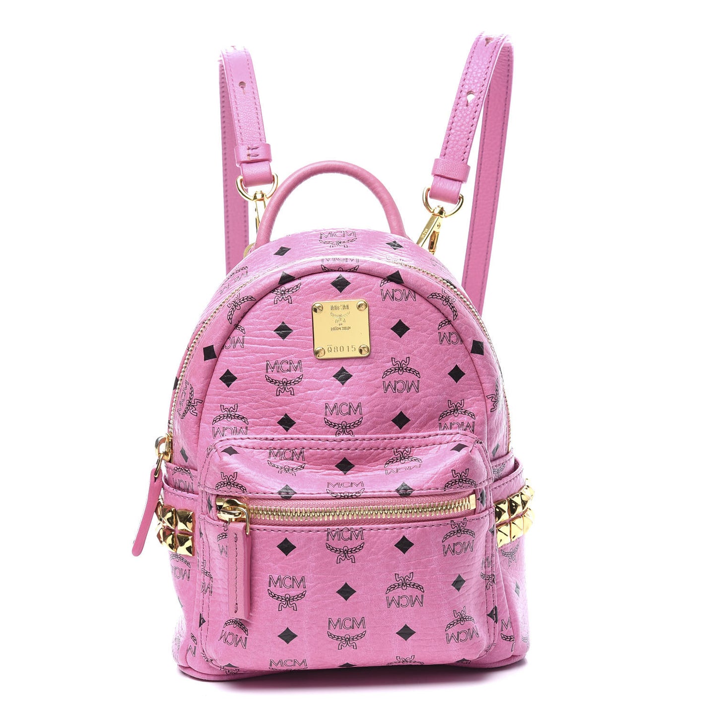 Visetos Side Stud Mini Stark Backpack Pink